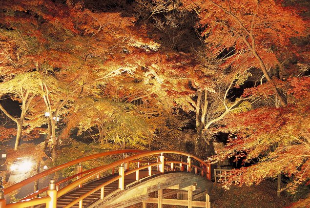 伊香保温泉の紅葉