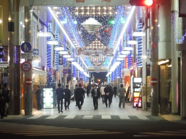 宮崎市橘通り商店街周辺