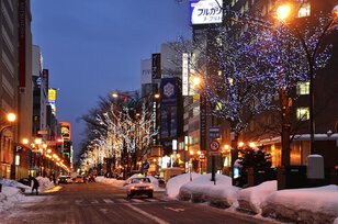 さっぽろホワイトイルミネーション 駅前通会場