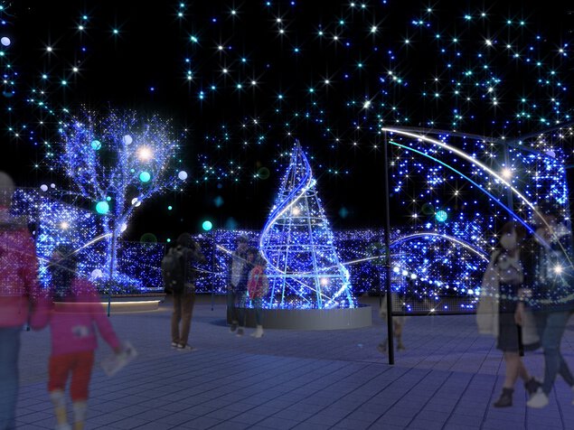 terracemall shonan Xmas illumination 2022 (テラスモール湘南クリスマス イルミネーション2022) テラスモール湘南