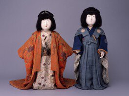 日本人形と浮世絵　桃の節句と端午の節句を祝う