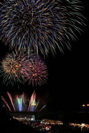 倉吉打吹まつり 飛天花火大会