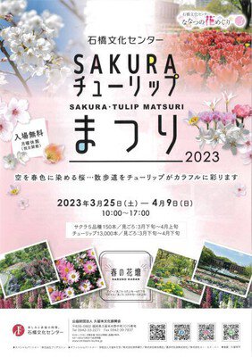 石橋文化センター 春の花まつり SAKURA・チューリップまつり