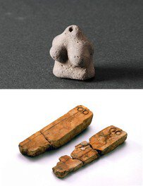 日本最古級の土偶と謎の短剣鋳型の公開