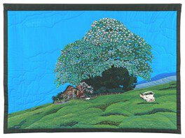 原田泰治の世界をキルトで遊ぶ　絵画キルト作品展―長野県受賞作品―