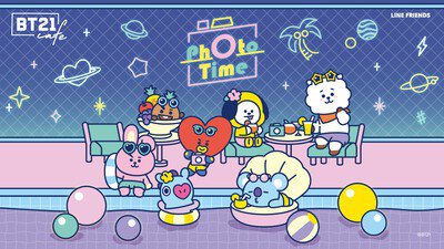 「BT21カフェ」第12弾～PHOTO TIME～(新宿)