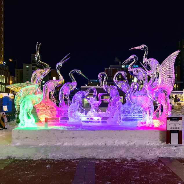 2024年氷彫刻世界大会 平和通買物公園
