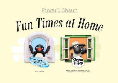 Pingu ＆ Shaun Fun Times at Home