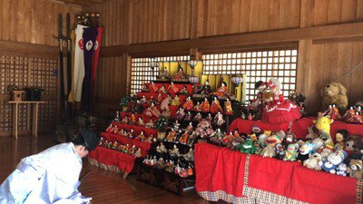 鏡神社　雛供養祭