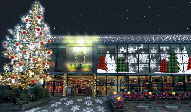 L.L.Beanクリスマスツリー2023 L.L.Bean Flagship吉祥寺店