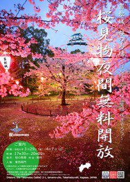 高松城 桜の馬場 桜見物夜間無料開放