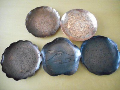 鎚起銅器の小皿づくり体験（6月）