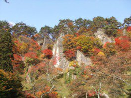 きみまち阪県立自然公園の紅葉