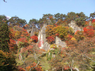 きみまち阪県立自然公園の紅葉