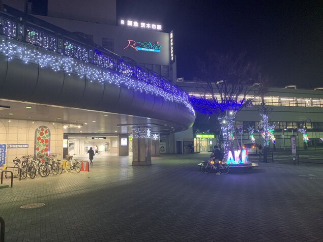 いばらきイルミフェスタ 灯(AKARI) JR茨木駅前周辺、他