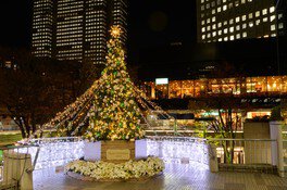 新宿三井ビルディング　1階クリスマスツリー
