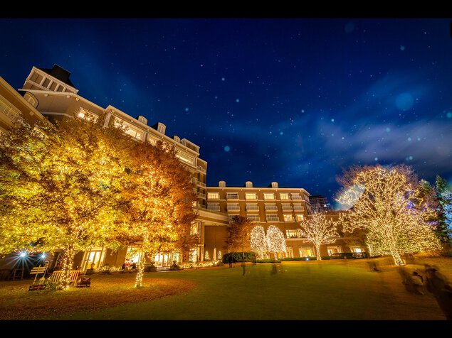 仙台ロイヤルパークホテル　ガーデンイルミネーション2022-2023 ～ランタンが灯る、ひかりの森～ 仙台ロイヤルパークホテル