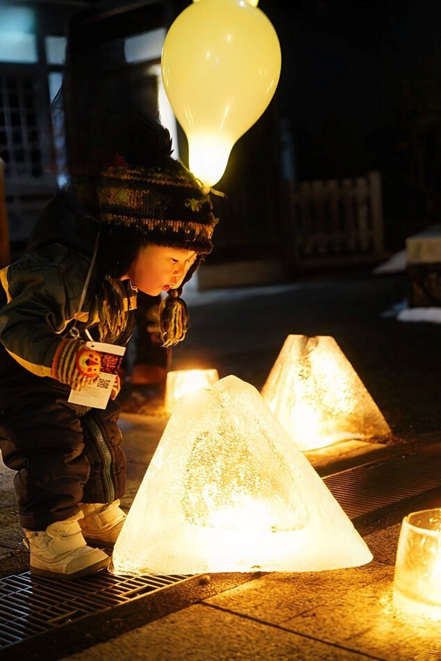2024 木曽路  氷雪の灯祭り 長野県木曽地域